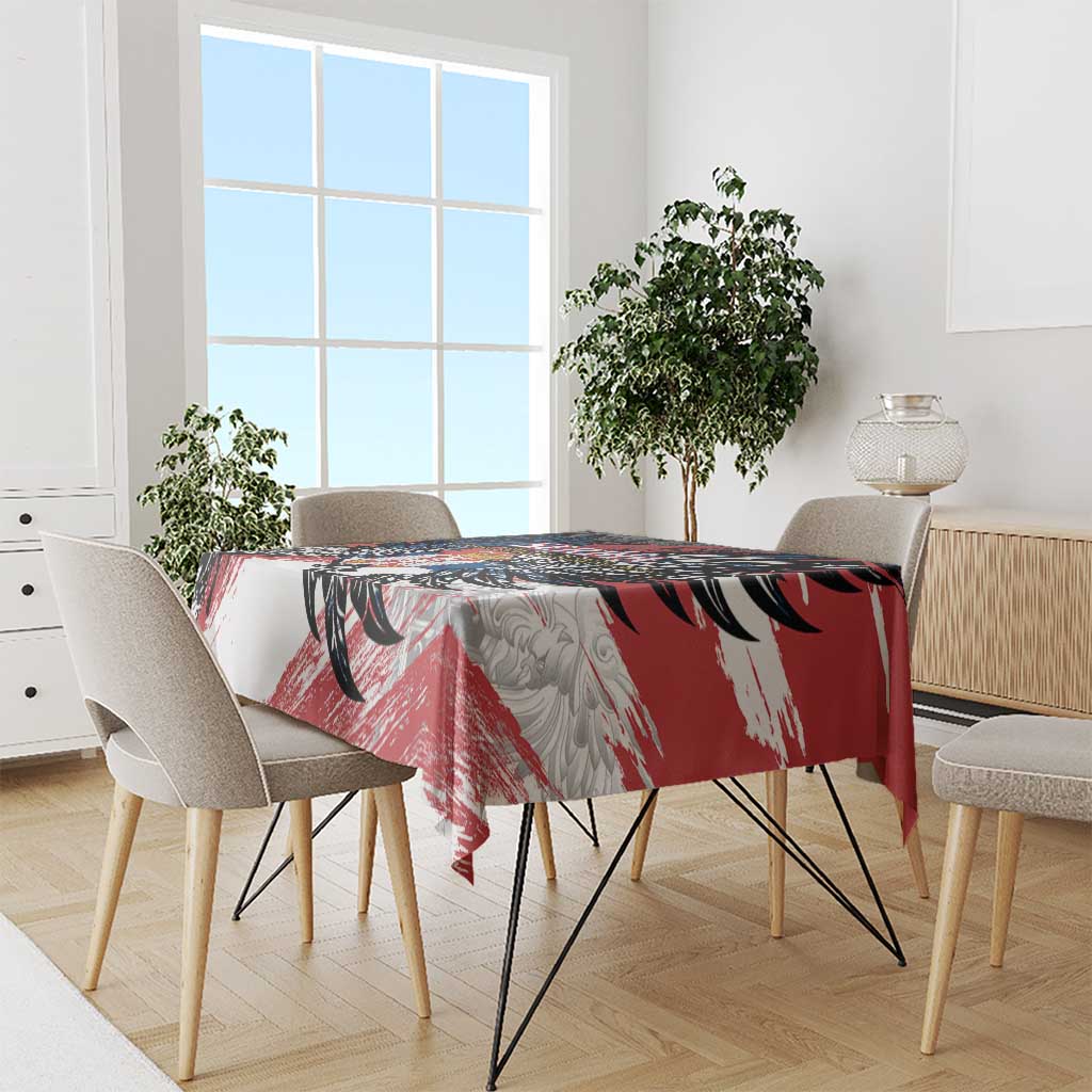 Serbia Tablecloth Wings of the Nation Crown of Heritage