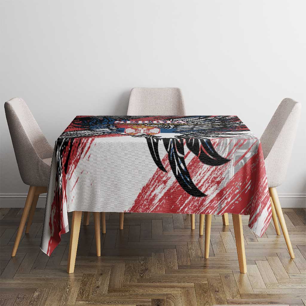 Serbia Tablecloth Wings of the Nation Crown of Heritage