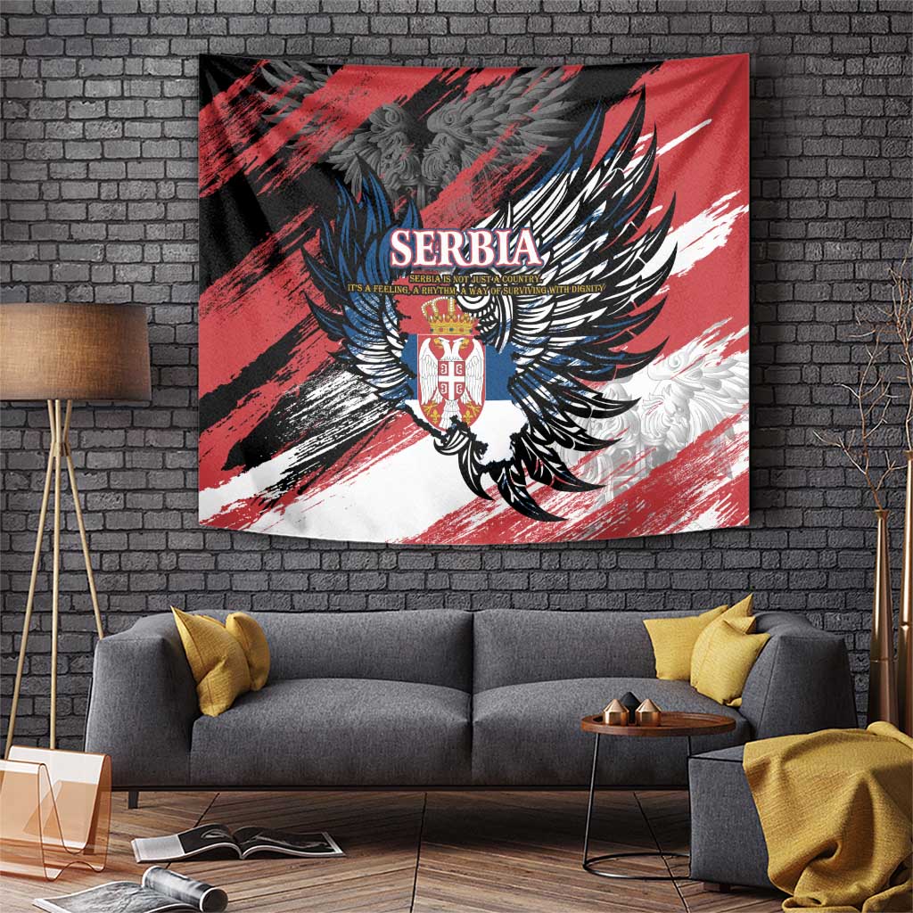 Serbia Tapestry Wings of the Nation Crown of Heritage