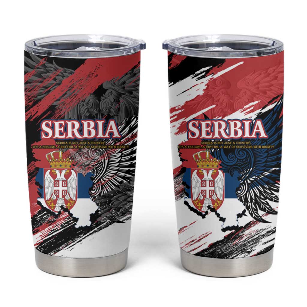 Serbia Tumbler Cup Wings of the Nation Crown of Heritage