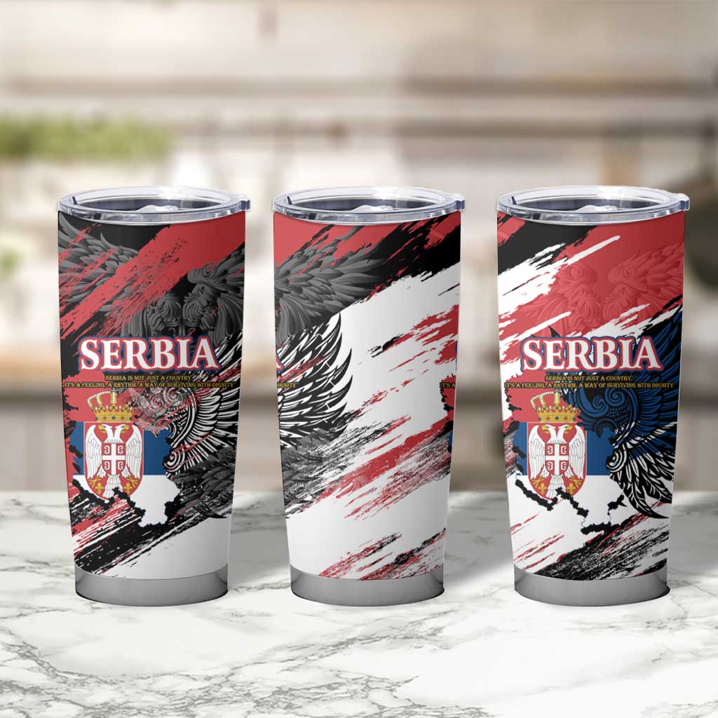 Serbia Tumbler Cup Wings of the Nation Crown of Heritage