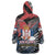 Serbia Wearable Blanket Hoodie Wings of the Nation Crown of Heritage