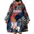 Serbia Wearable Blanket Hoodie Wings of the Nation Crown of Heritage