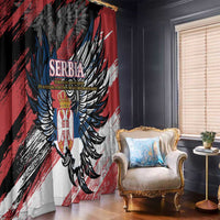 Serbia Window Curtain Wings of the Nation Crown of Heritage