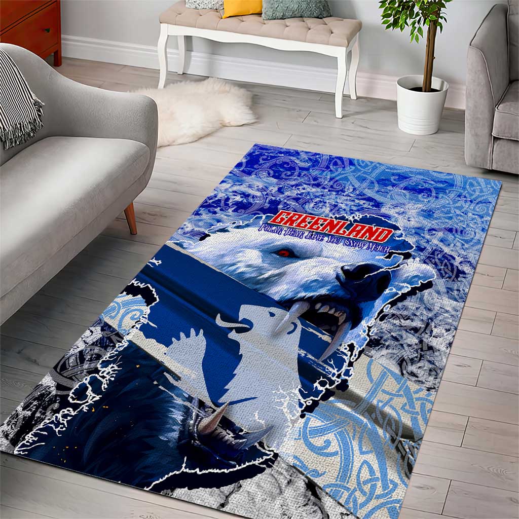 Greenland Area Rug Polar Bear Power You Snow Much