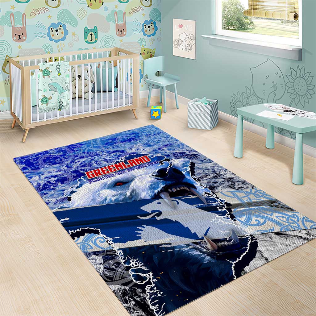 Greenland Area Rug Polar Bear Power You Snow Much