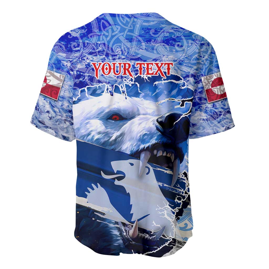 Greenland Baseball Jersey Polar Bear Power You Snow Much