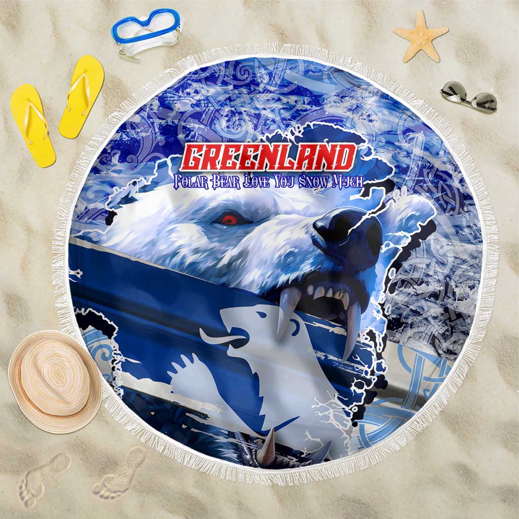 Greenland Beach Blanket Polar Bear Power You Snow Much