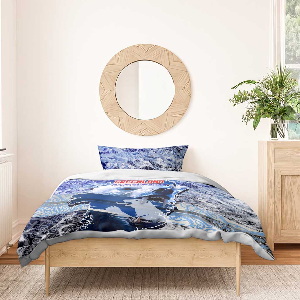 Greenland Bedding Set Polar Bear Power You Snow Much
