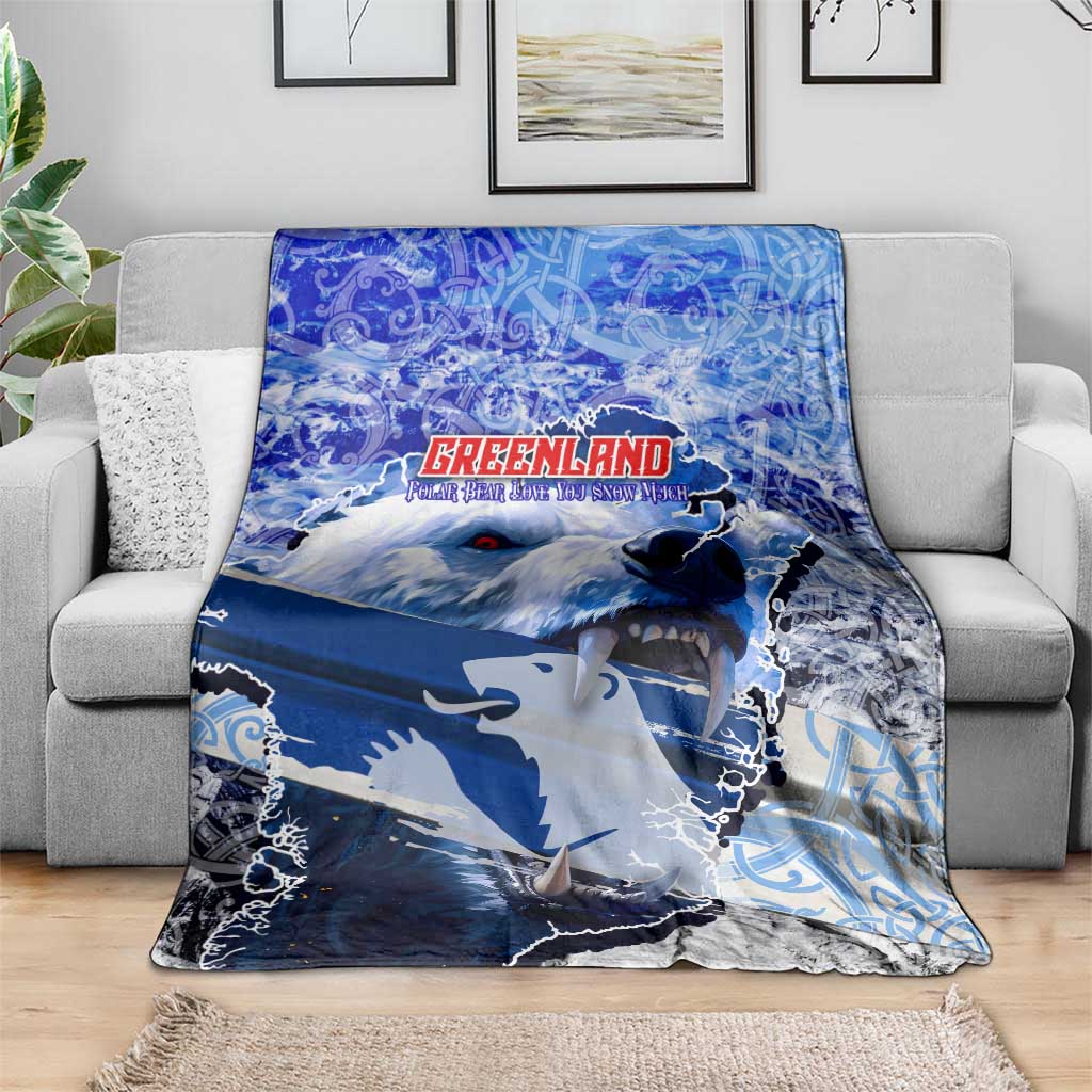 Greenland Blanket Polar Bear Power You Snow Much