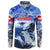 Greenland Button Sweatshirt Polar Bear Power You Snow Much