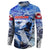 Greenland Button Sweatshirt Polar Bear Power You Snow Much