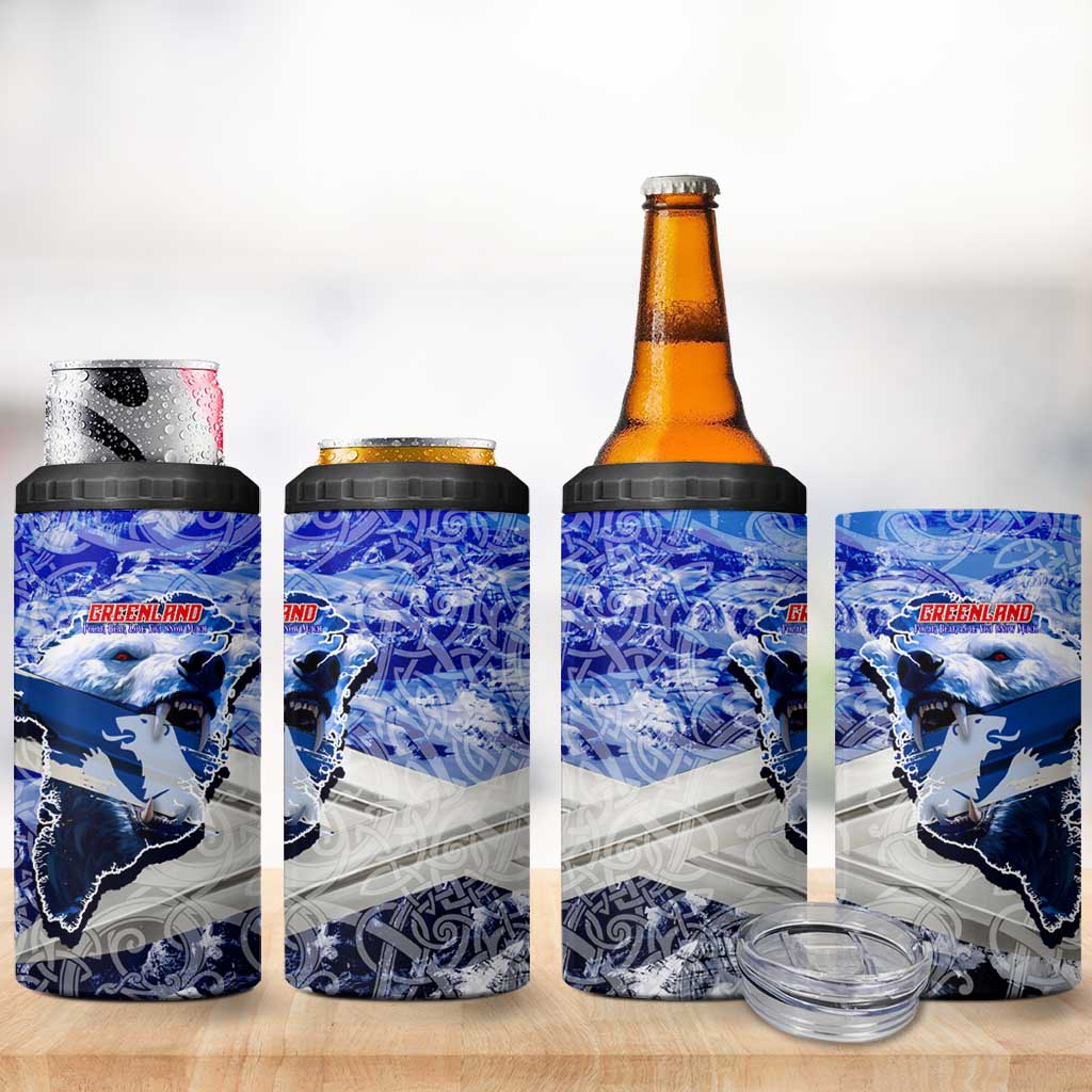 Greenland 4 in 1 Can Cooler Tumbler Polar Bear Power You Snow Much