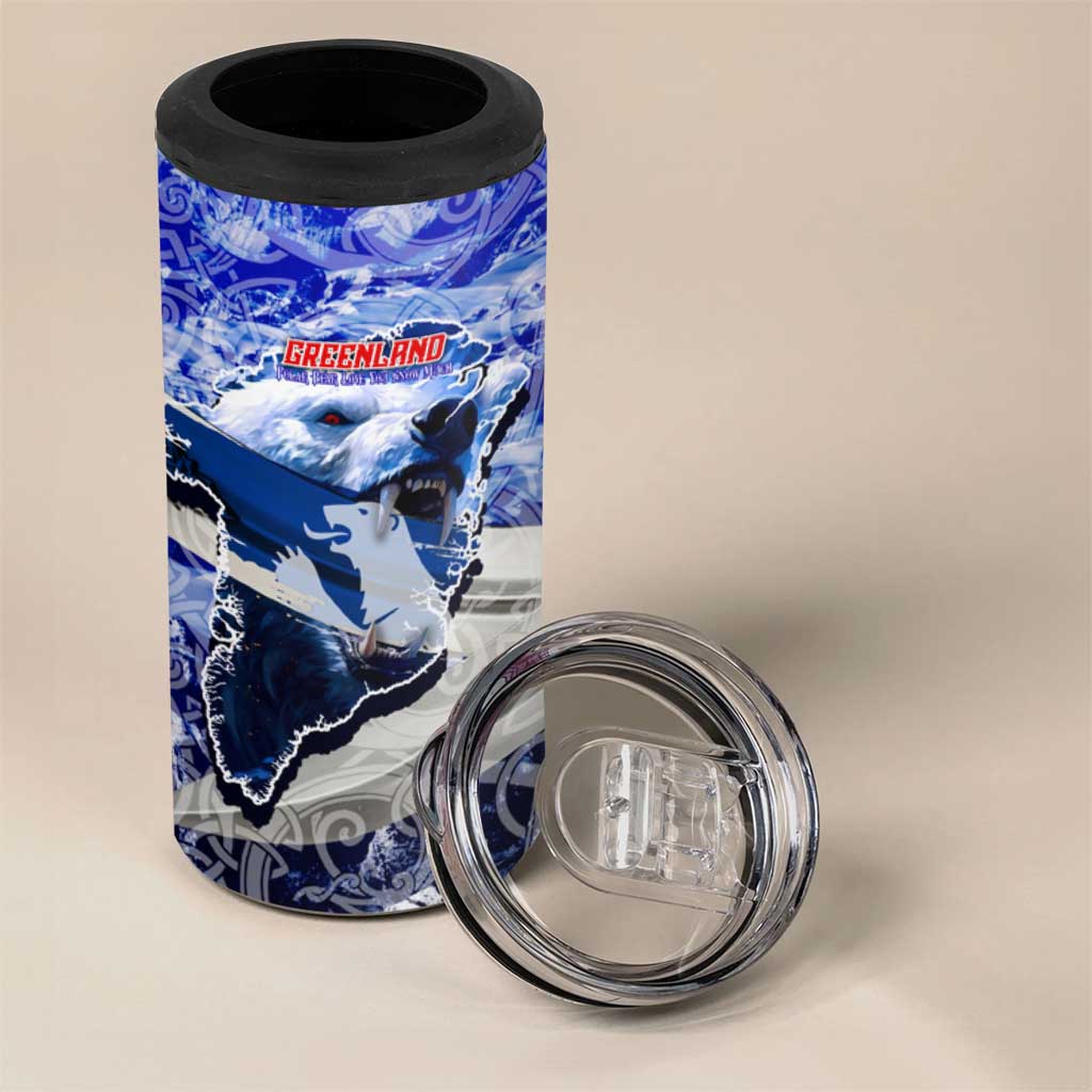 Greenland 4 in 1 Can Cooler Tumbler Polar Bear Power You Snow Much