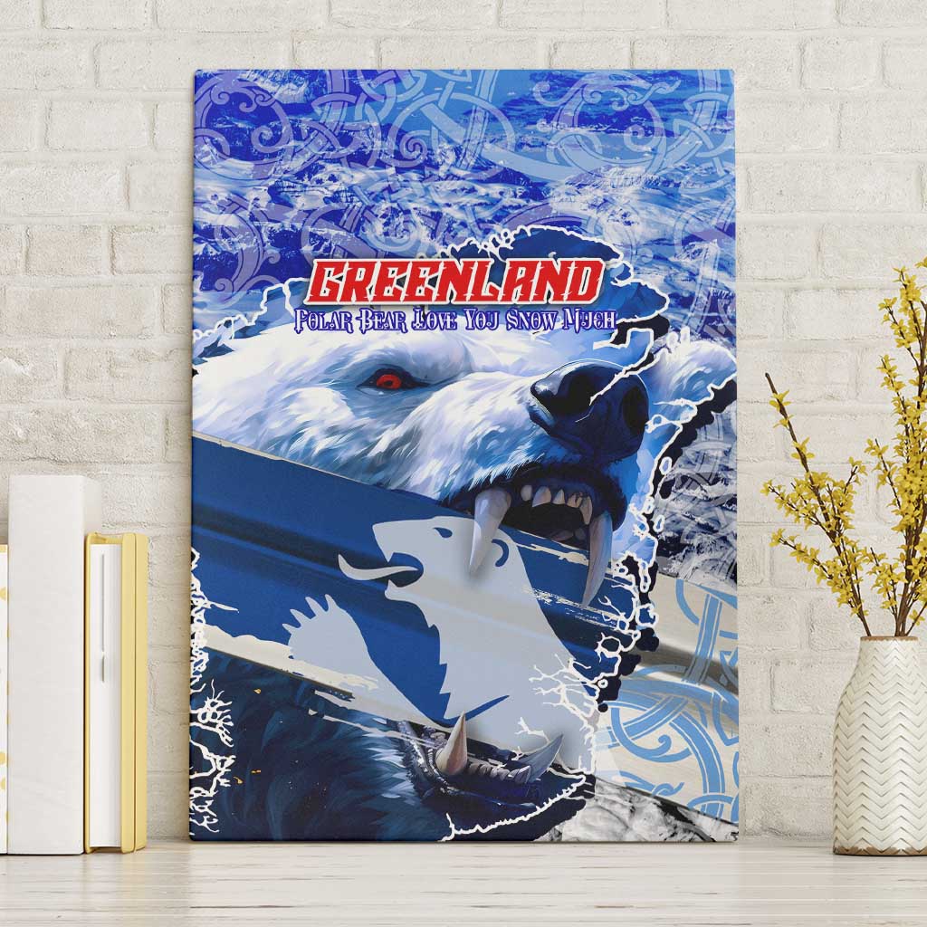 Greenland Canvas Wall Art Polar Bear Power You Snow Much