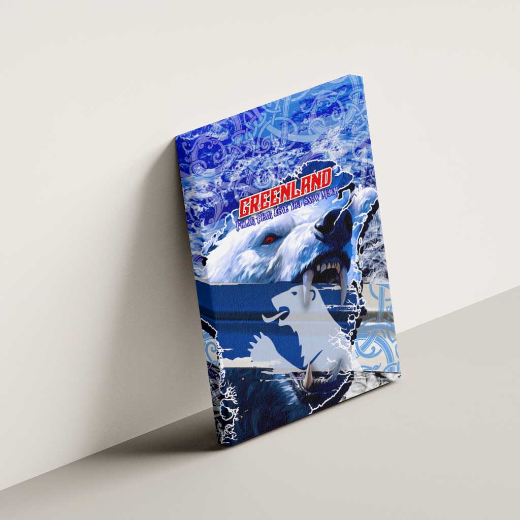 Greenland Canvas Wall Art Polar Bear Power You Snow Much