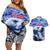 Greenland Couples Matching Off Shoulder Short Dress and Hawaiian Shirt Polar Bear Power You Snow Much