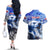 Greenland Couples Matching Off The Shoulder Long Sleeve Dress and Hawaiian Shirt Polar Bear Power You Snow Much