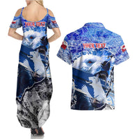 Greenland Couples Matching Summer Maxi Dress and Hawaiian Shirt Polar Bear Power You Snow Much
