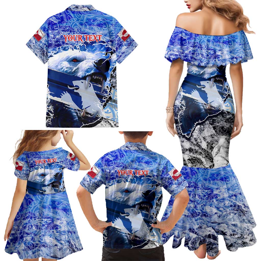 Greenland Family Matching Mermaid Dress and Hawaiian Shirt Polar Bear Power You Snow Much