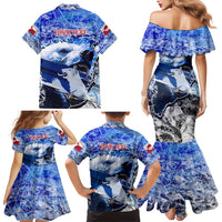 Greenland Family Matching Mermaid Dress and Hawaiian Shirt Polar Bear Power You Snow Much