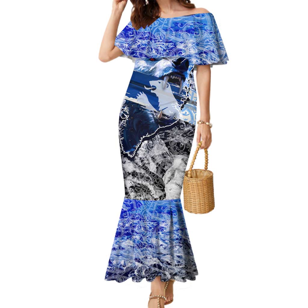Greenland Family Matching Mermaid Dress and Hawaiian Shirt Polar Bear Power You Snow Much