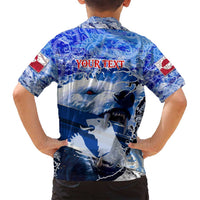 Greenland Family Matching Off Shoulder Short Dress and Hawaiian Shirt Polar Bear Power You Snow Much