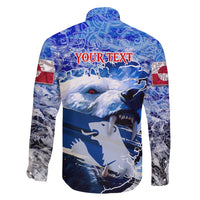 Greenland Family Matching Off Shoulder Short Dress and Hawaiian Shirt Polar Bear Power You Snow Much