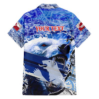 Greenland Family Matching Short Sleeve Bodycon Dress and Hawaiian Shirt Polar Bear Power You Snow Much