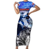 Greenland Family Matching Short Sleeve Bodycon Dress and Hawaiian Shirt Polar Bear Power You Snow Much