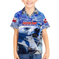 Greenland Family Matching Short Sleeve Bodycon Dress and Hawaiian Shirt Polar Bear Power You Snow Much