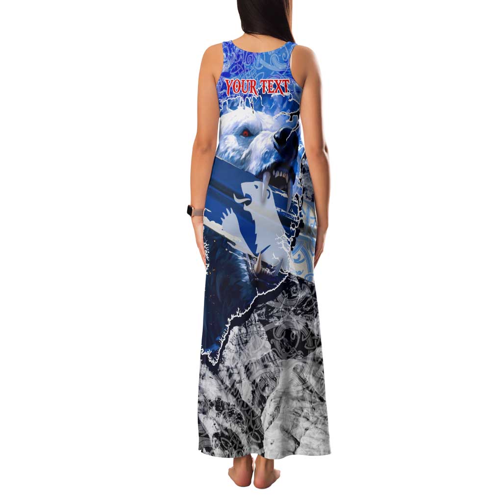 Greenland Family Matching Tank Maxi Dress and Hawaiian Shirt Polar Bear Power You Snow Much
