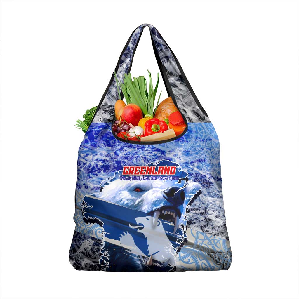Greenland Grocery Bag Polar Bear Power You Snow Much