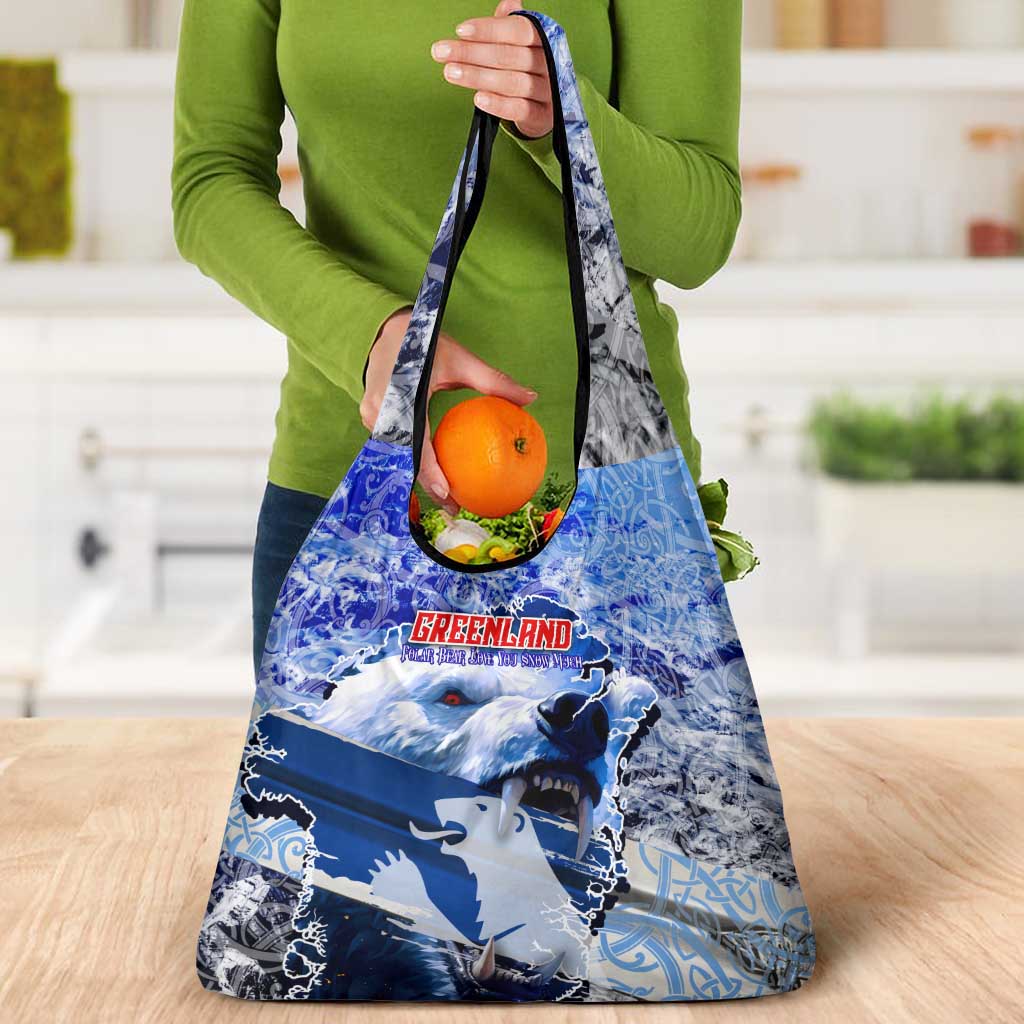 Greenland Grocery Bag Polar Bear Power You Snow Much