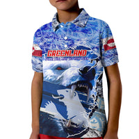 Greenland Kid Polo Shirt Polar Bear Power You Snow Much