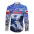 Greenland Long Sleeve Button Shirt Polar Bear Power You Snow Much
