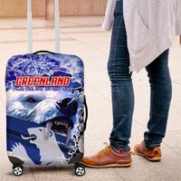 Greenland Luggage Cover Polar Bear Power You Snow Much