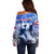 Greenland Off Shoulder Sweater Polar Bear Power You Snow Much