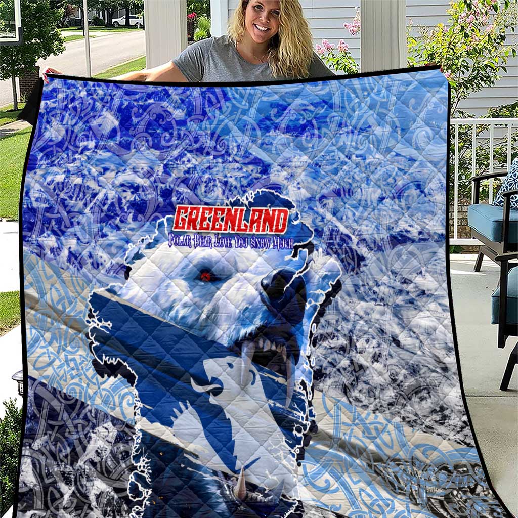 Greenland Quilt Polar Bear Power You Snow Much