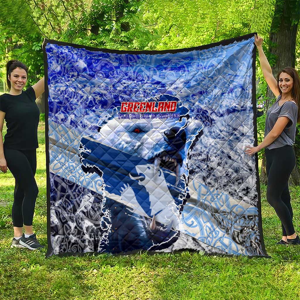 Greenland Quilt Polar Bear Power You Snow Much