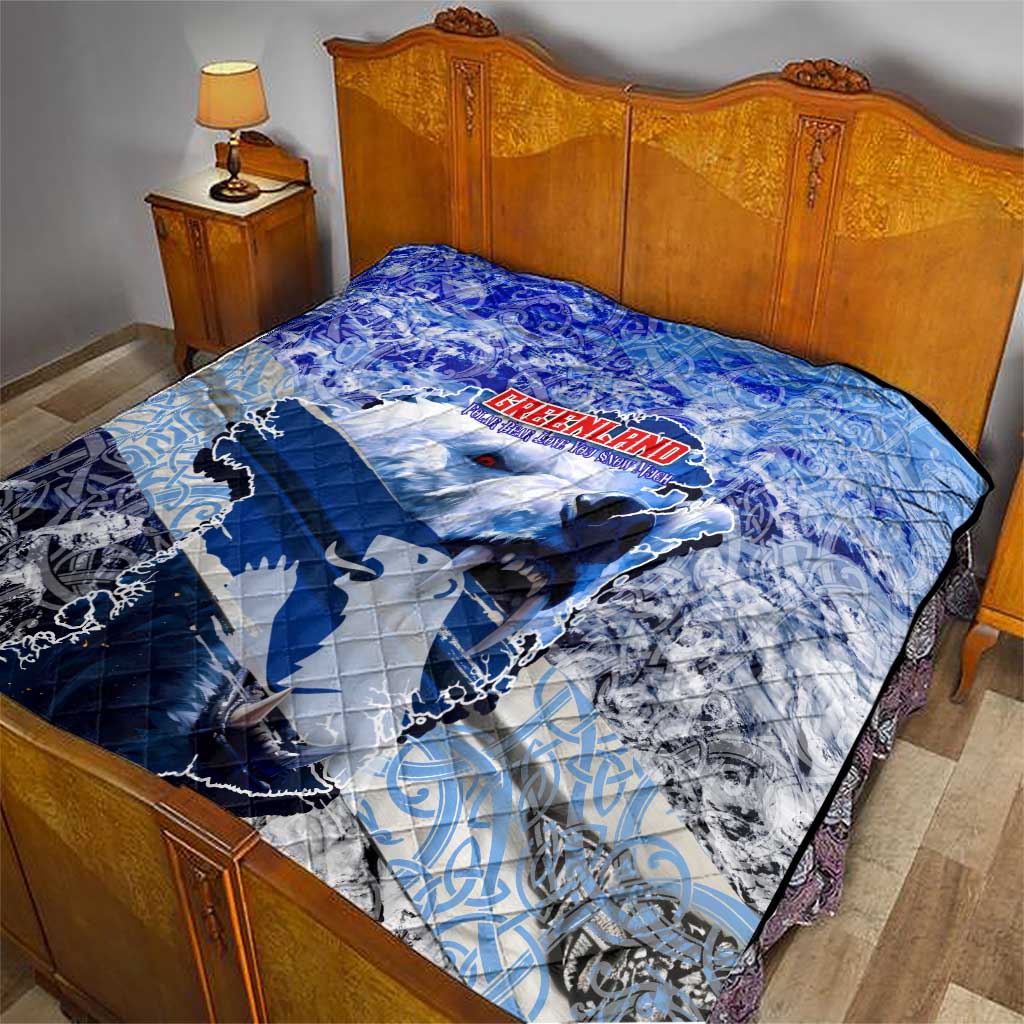 Greenland Quilt Polar Bear Power You Snow Much