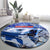 Greenland Round Carpet Polar Bear Power You Snow Much