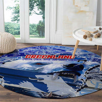 Greenland Round Carpet Polar Bear Power You Snow Much