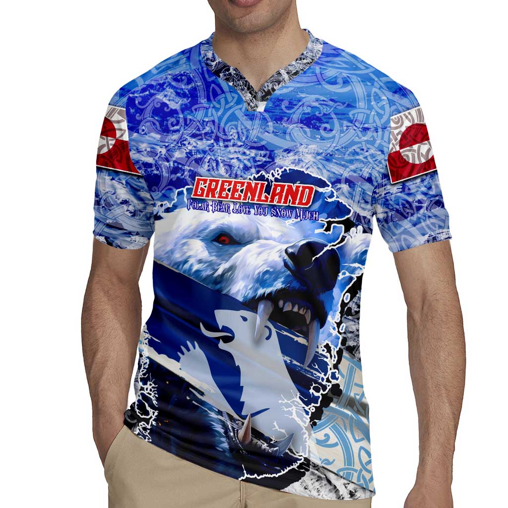 Greenland Rugby Jersey Polar Bear Power You Snow Much