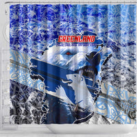 Greenland Shower Curtain Polar Bear Power You Snow Much