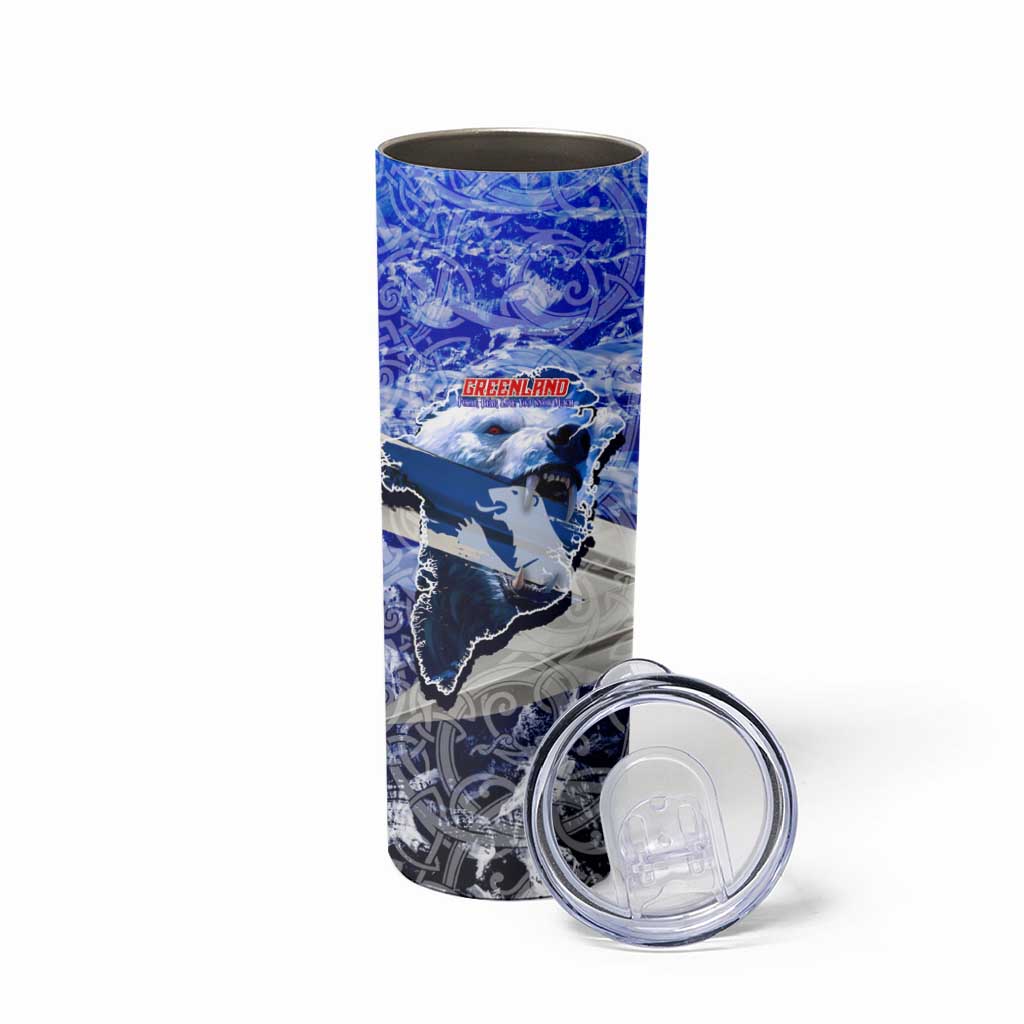Greenland Skinny Tumbler Polar Bear Power You Snow Much