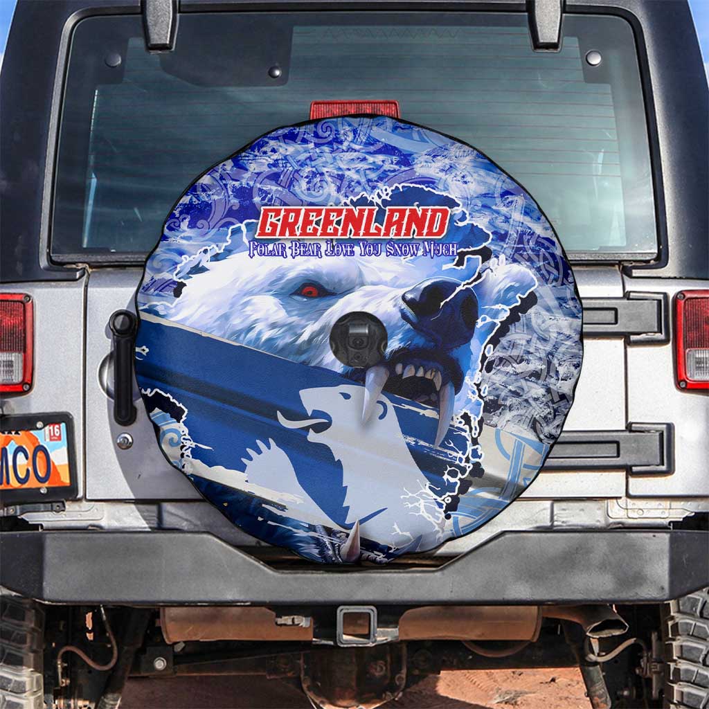 Greenland Spare Tire Cover Polar Bear Power You Snow Much