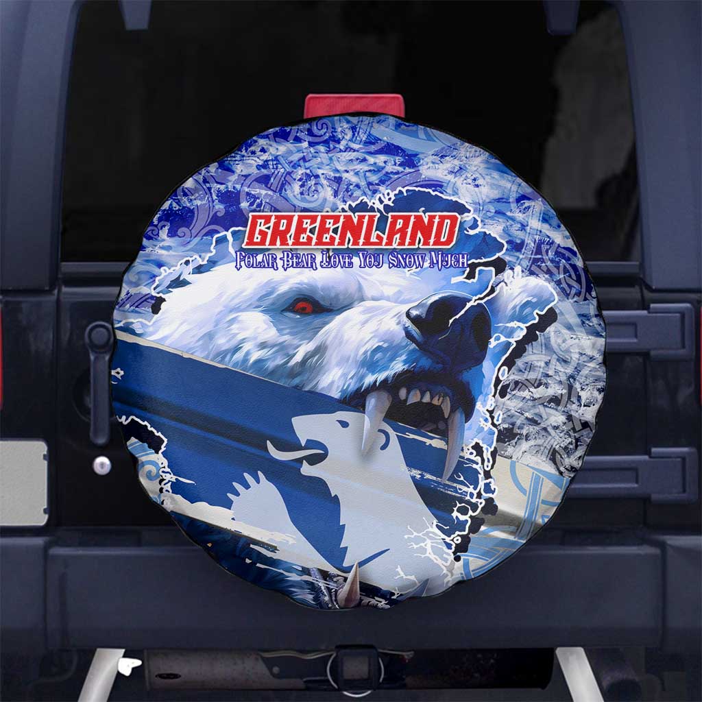 Greenland Spare Tire Cover Polar Bear Power You Snow Much
