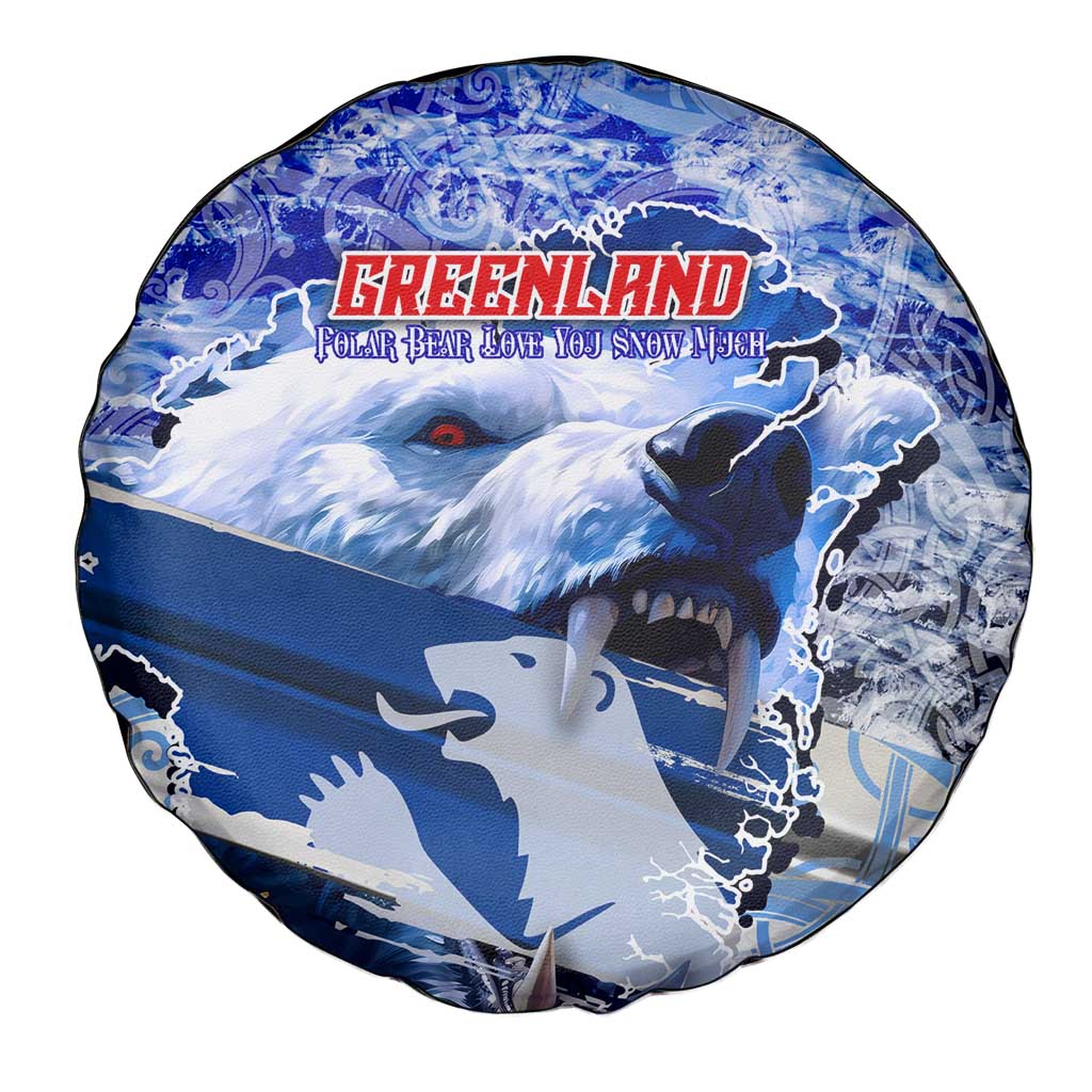 Greenland Spare Tire Cover Polar Bear Power You Snow Much
