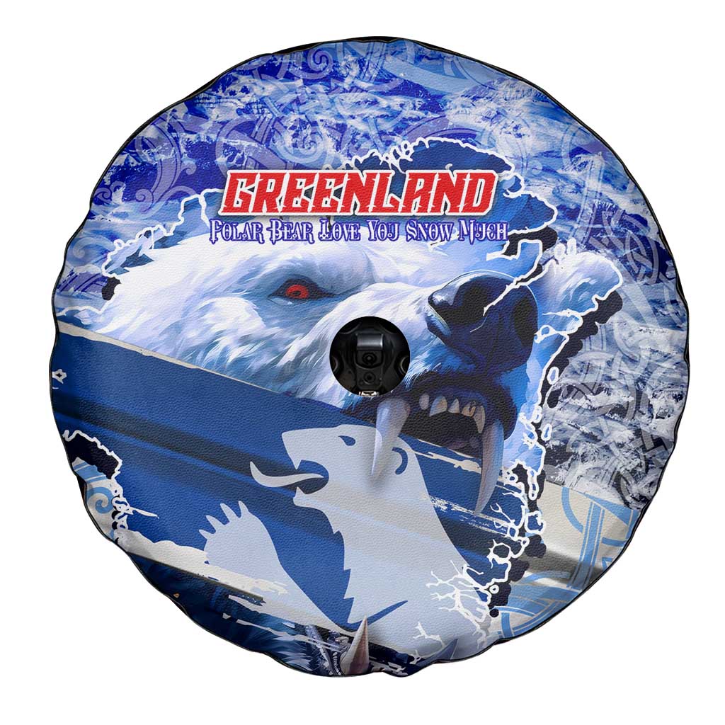 Greenland Spare Tire Cover Polar Bear Power You Snow Much